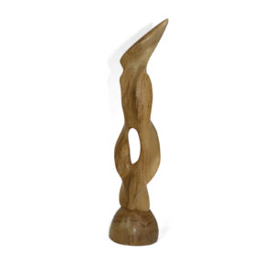 Sculpture bois marronnier chapeau Pointu - Le serpent de bois Patrick Bloch