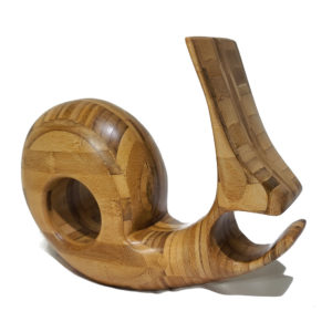 Patrick Bloch - Sculpture en bois – L’Escargot